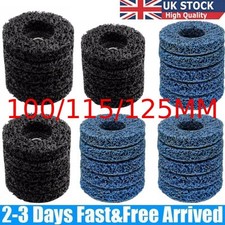 10-50x Poly Strip Disc Abrasive Wheel Paint Rust Removal Clean For Angle Grinder