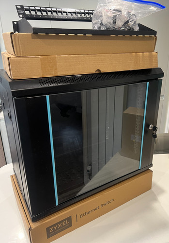 Network cabinet 12u black - network,