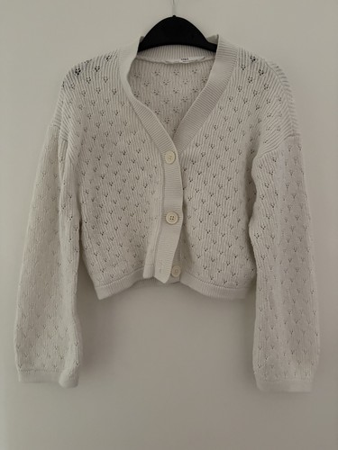 Girls white cardigan - cardigan, age