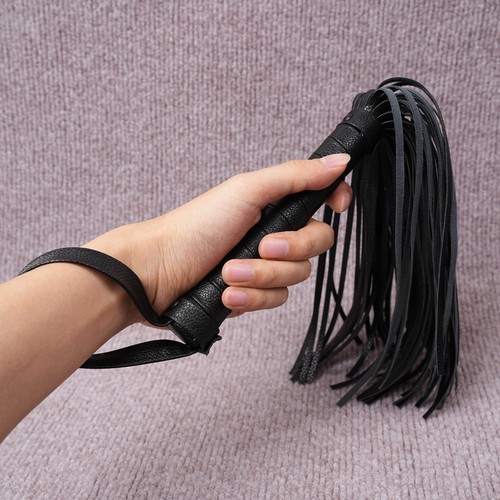 Leather long whip - long, spanking