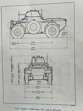 Daimler Scout Car Ferret Manual Ex WD BROCHURE Handbook Instruction SPARE PARTS