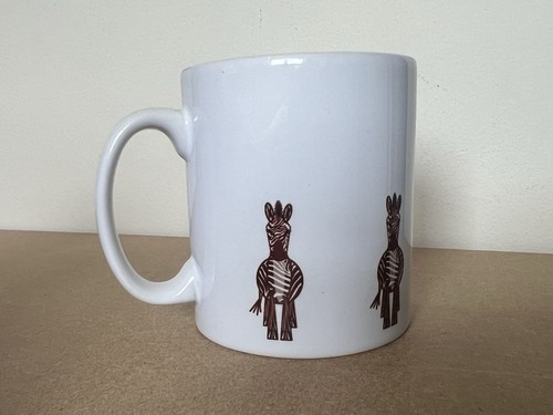 Custom white zebra mug - white, with