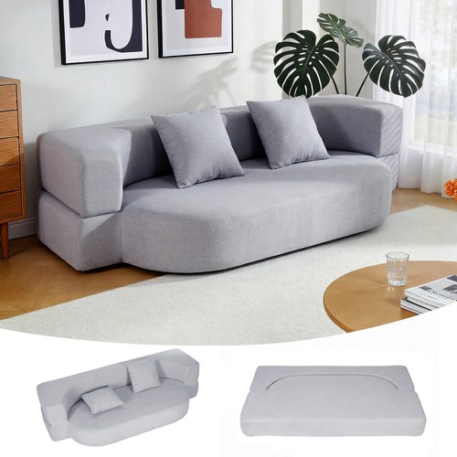 Modern fabric recliner sofa - fabric,