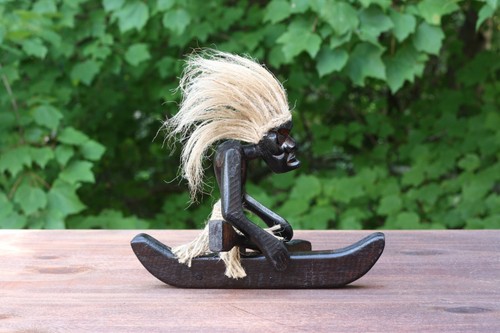 Wooden hand carved primitive - hand,