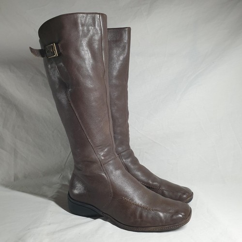 Clarks boots brown genuine - boots,