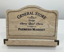 Wooden Recipe Holder Stand Vintage Home Sweet Home Farmers Market New Retro