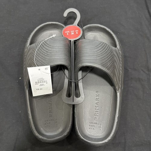 Primark sliders black size - black, uk