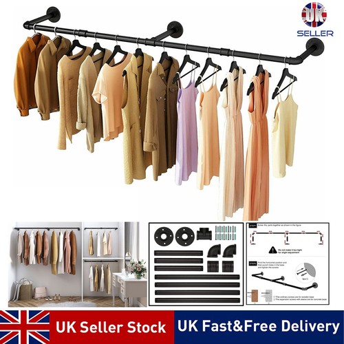 Industrial pipe clothing rack - clothing,