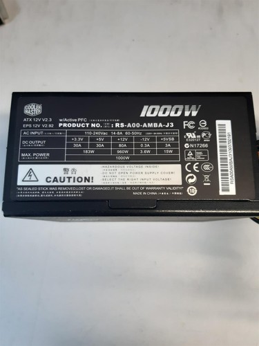 Cooler master 1000w - 1000w, power
