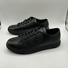 Emporio Armani Black Leather