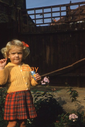 35mm slide young girl - slide,