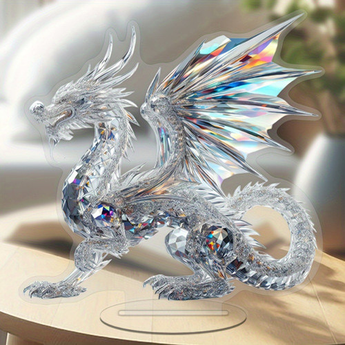 Bohemian style crystal dragon - style,