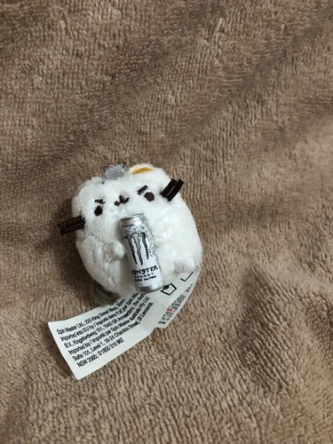 Pusheen plush keyring - pusheen,