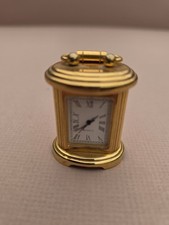 Brass Miniature Clock novelty