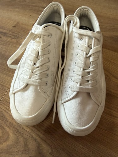 Zara white trainers - trainers, black