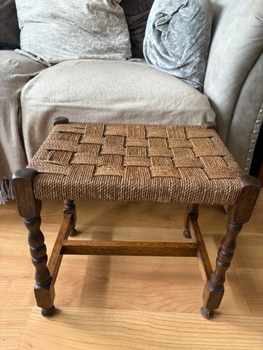 Vintage woven string top - , foot