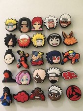 Vibrant 25Piece Naruto Shoe Charms Set