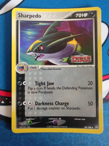 Sharpedo 108 stamped - sharpedo,