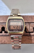 Seiko Gold Quartz LC Digital