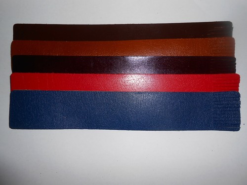 Genuine leather bookmark - leather,