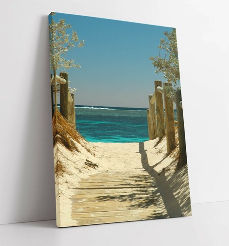 Ocean beach canvas wall art - wall,