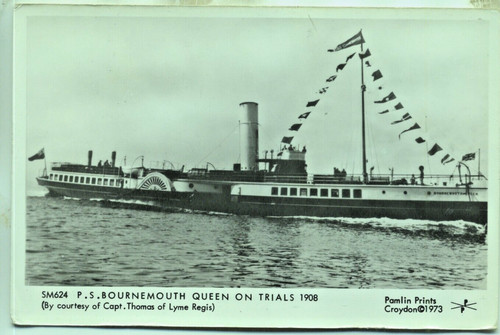 Paddle steamer bournemouth - paddle,