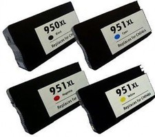 4 Chipped Ink Cartridges for 950XL 951XL HP Officejet Pro 8100e 8600 8600 Plus