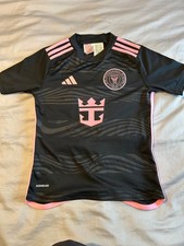 Adidas Inter Miami Shirt Messi Size 11-12 Black/Pink