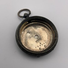 Antique Vintage 0.935 Silver Swiss 3 Bears Pocket Watch Case - Case ONLY - 14.3g