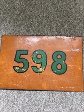 Vintage Tram Or Railway Sign