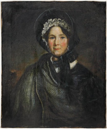 19th century oil portrait of - century,