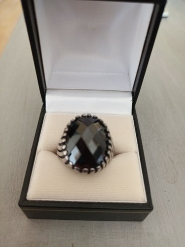 Mens stirling silver statement - silver,