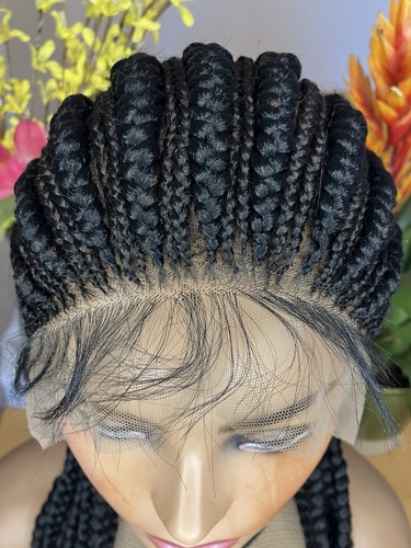 Women black braided - black,