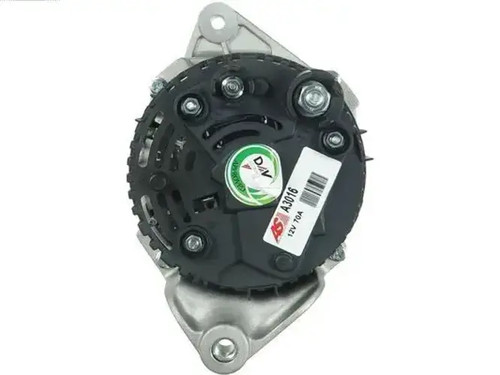 Alternator with belt - , pulley