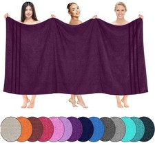 Extra Large Super Jumbo Bath Sheet 100x200cm 100% Egyptian Cotton XXL Bath Towel