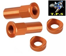 ORANGE FRONT REAR RIM TYRE