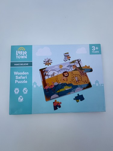 Little town wooden safari - town,