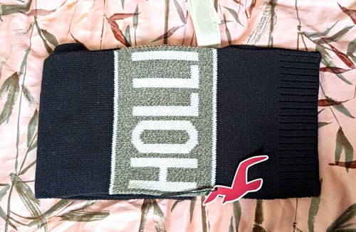 Hollister men knit scarf - knit,