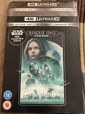 Star Wars Rogue One 4K Ultra HD + Blu Ray + Bonus Disc  Sealed