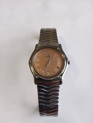 Mens ebel classic wave watch