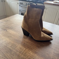 Zara Camel Brown Real Suede