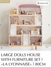 Large Wooden Dolls House La