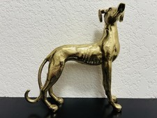 Vintage Solid Brass Greyhound
