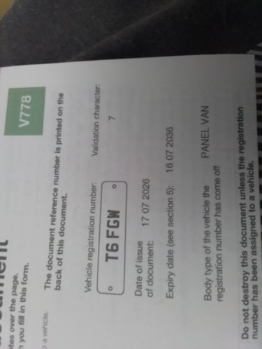 Cherished number plate t6fgw - number,