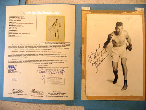Vtg boxer jack - boxer, dempsey