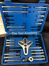 HEAVY DUTY 46PC HARMONIC BALANCE FLYWHEEL BALANCER CRANKSHAFT GEAR PULLEY PULLER