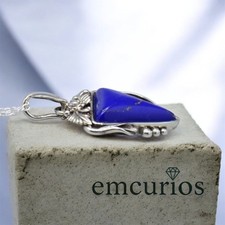 Vintage Lapis Lazuli Pendant