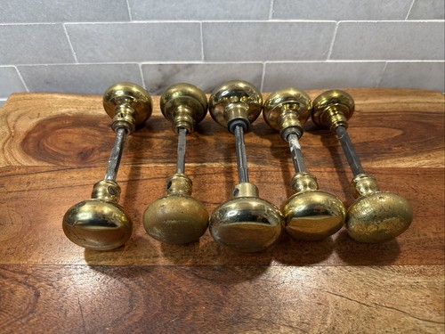 Brass vintage door knob lot - knob,