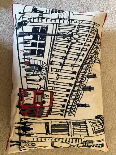 Sofa cushion with embroidered - sofa,