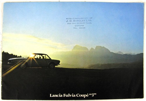 Lancia fulvia coupe car - lancia,